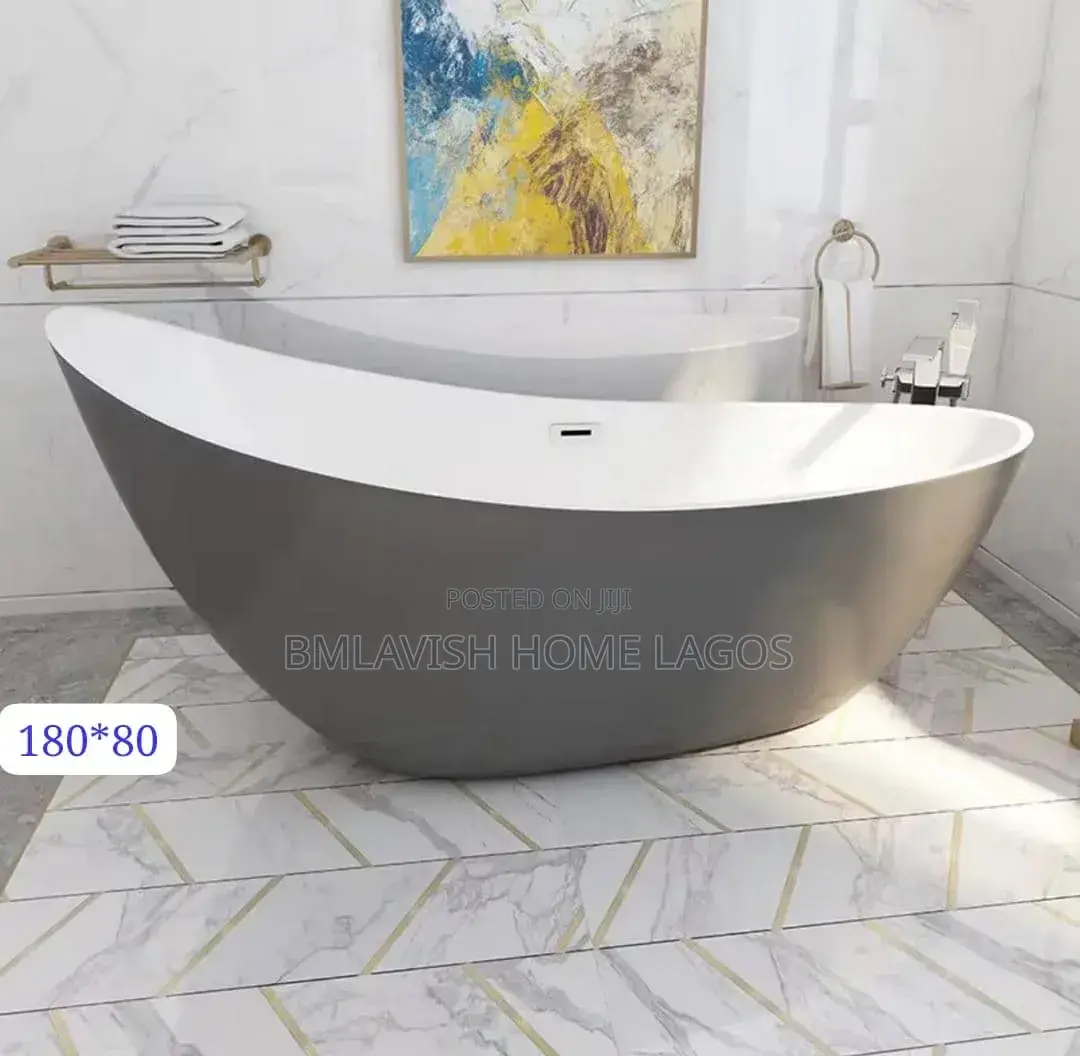 Special Acrylic Gray Bathtub 180cm