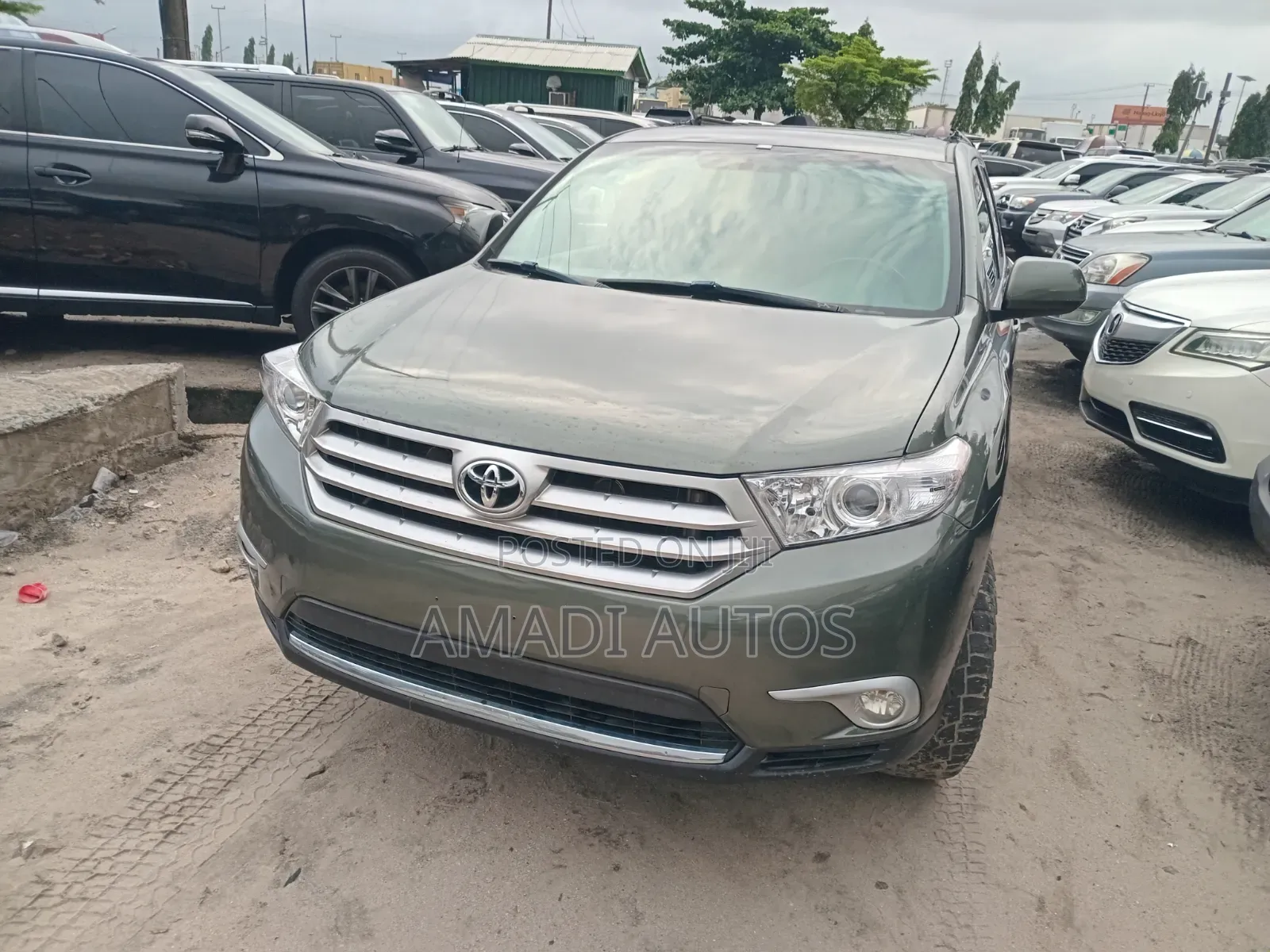 Toyota Highlander Limited 2012 Green