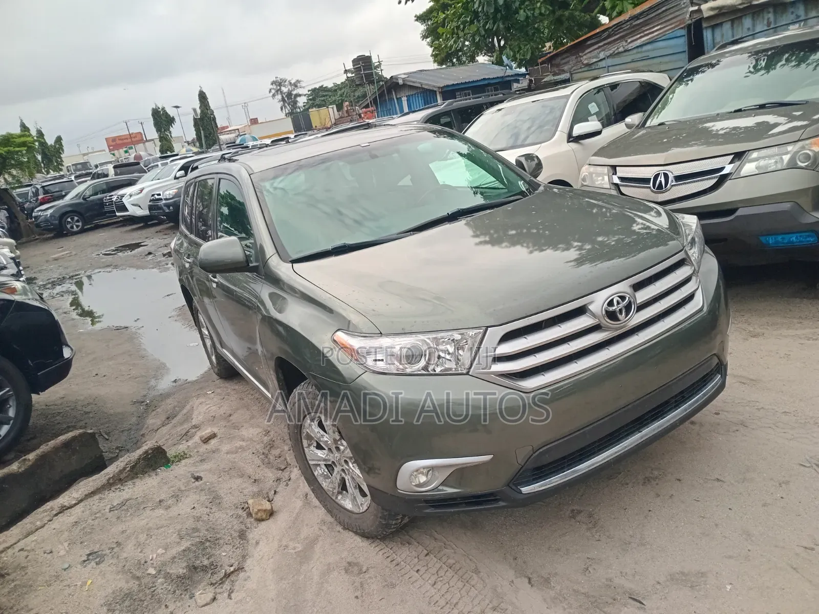 Toyota Highlander Limited 2012 Green