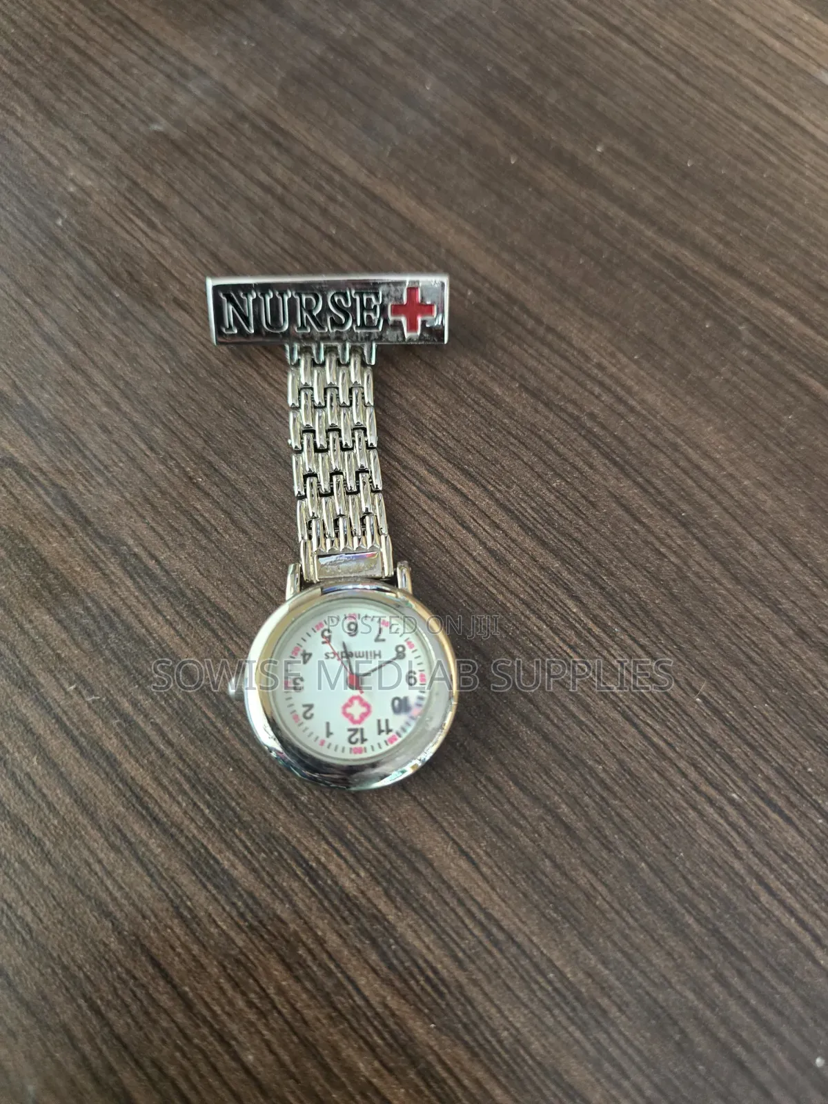 Premium Stainless Steel Nurse Pocket Watch – Clip-on Fob Watch