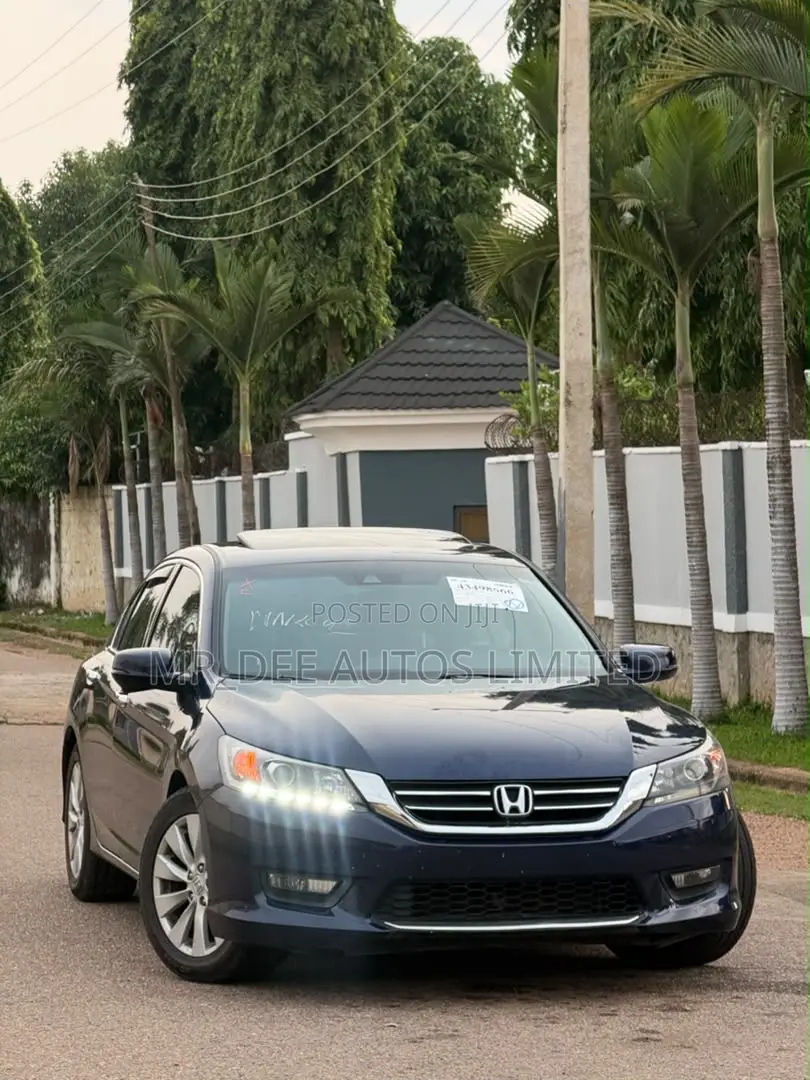Honda Accord EX-L V-6 4dr Sedan w/Navigation (3.5L 6cyl 6A) 2014 Blue