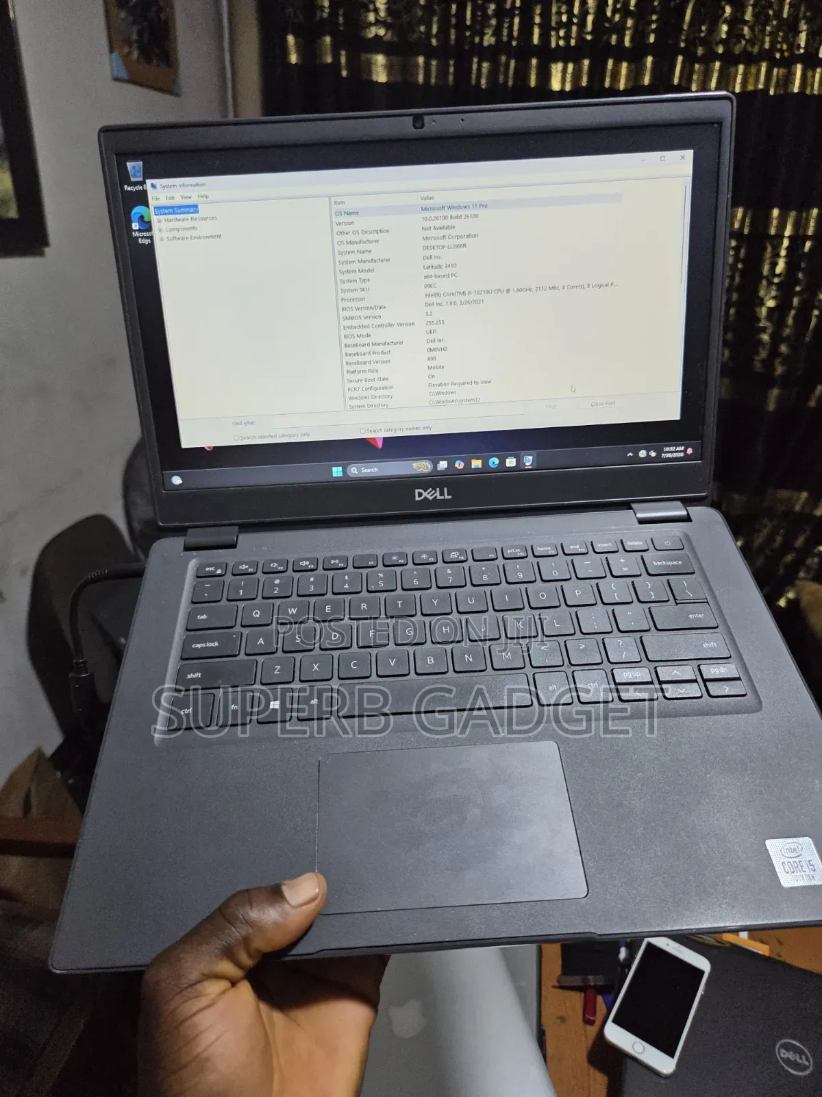 Laptop Dell Latitude 3410 8GB Intel Core i5 SSD 256GB