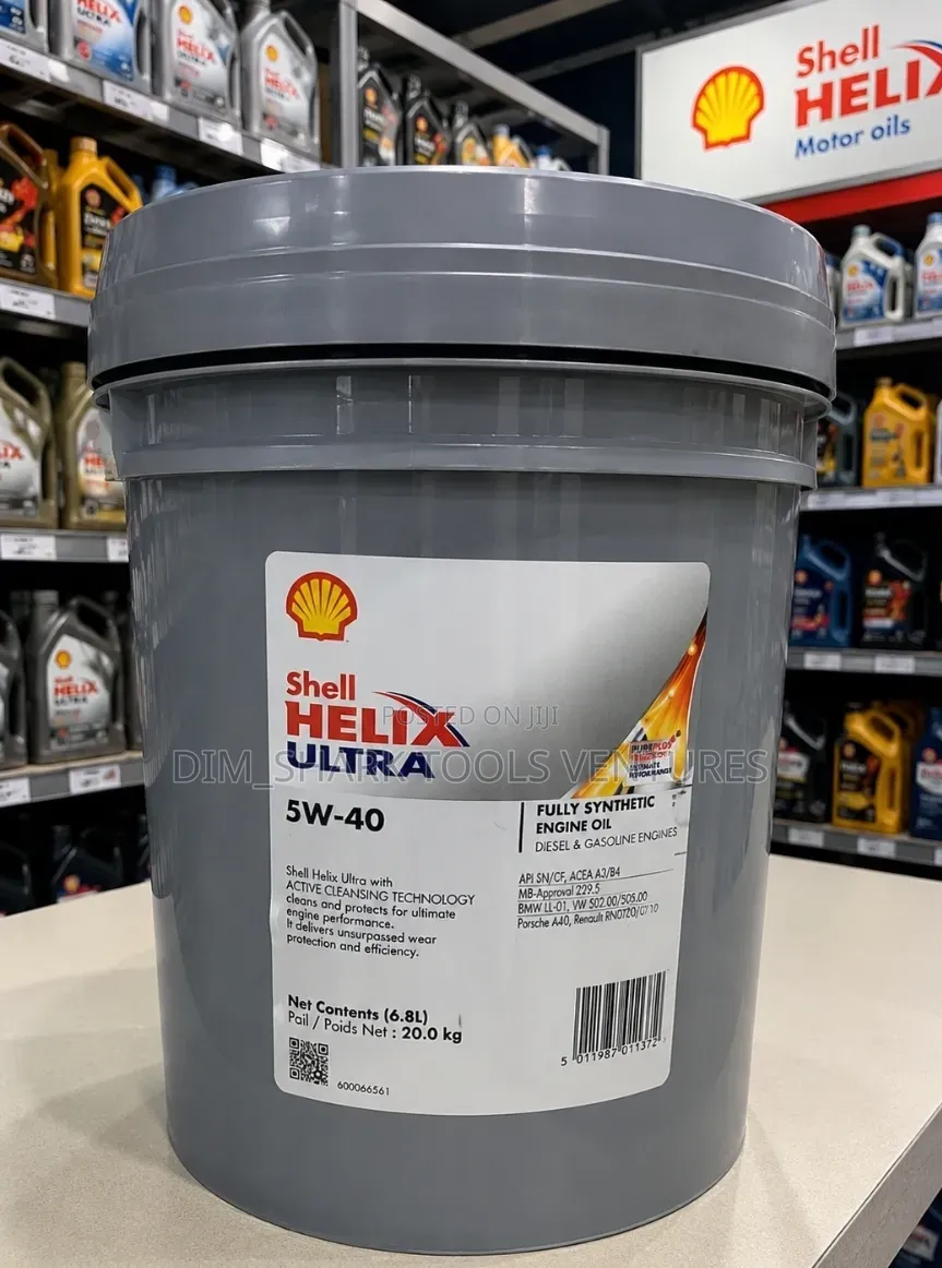 20-Liters Shell Helix Ultra 5w-40 Fully Synthetic Engine Oil