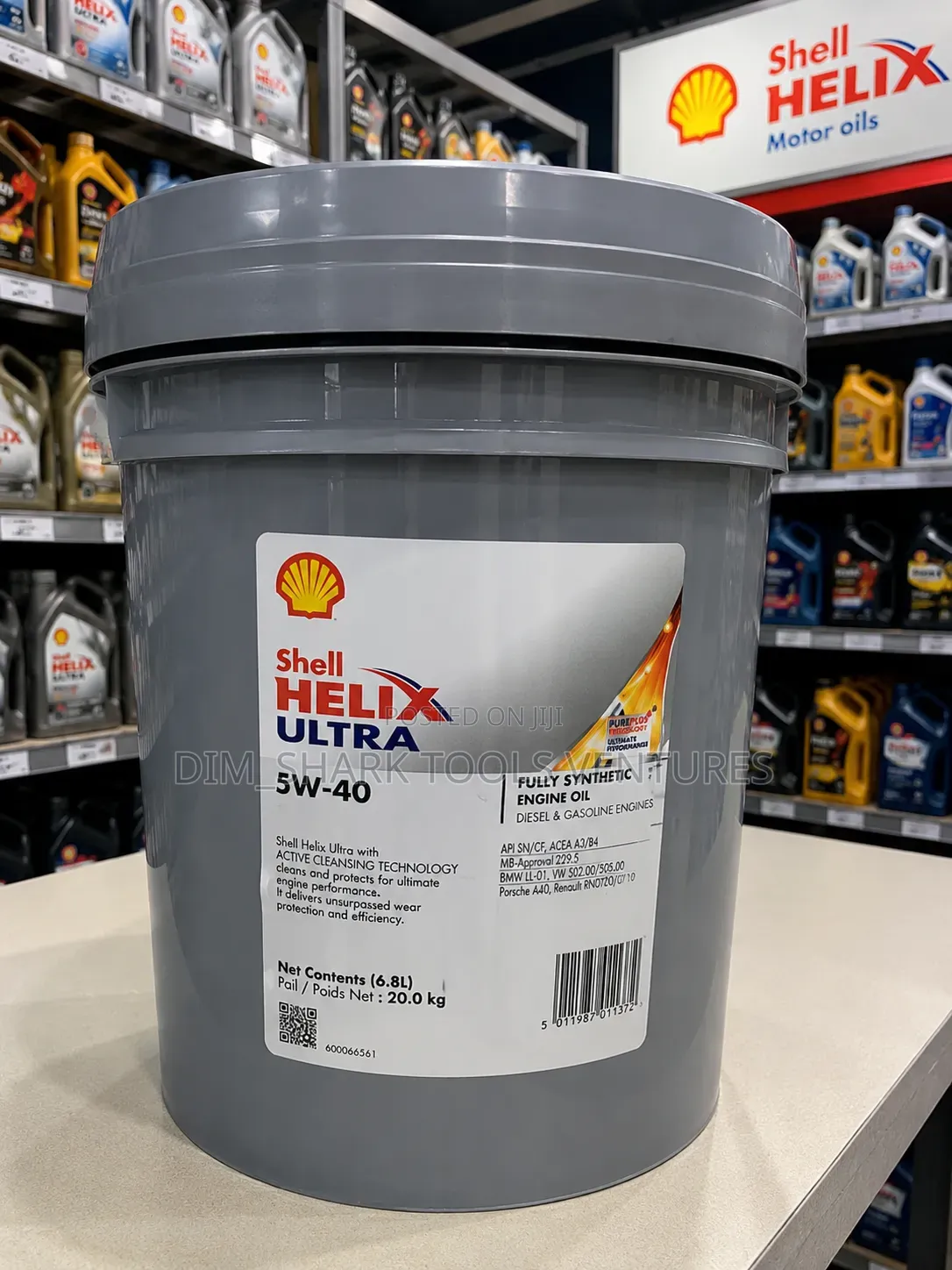 20-Liters Shell Helix Ultra 5w-40 Fully Synthetic Engine Oil