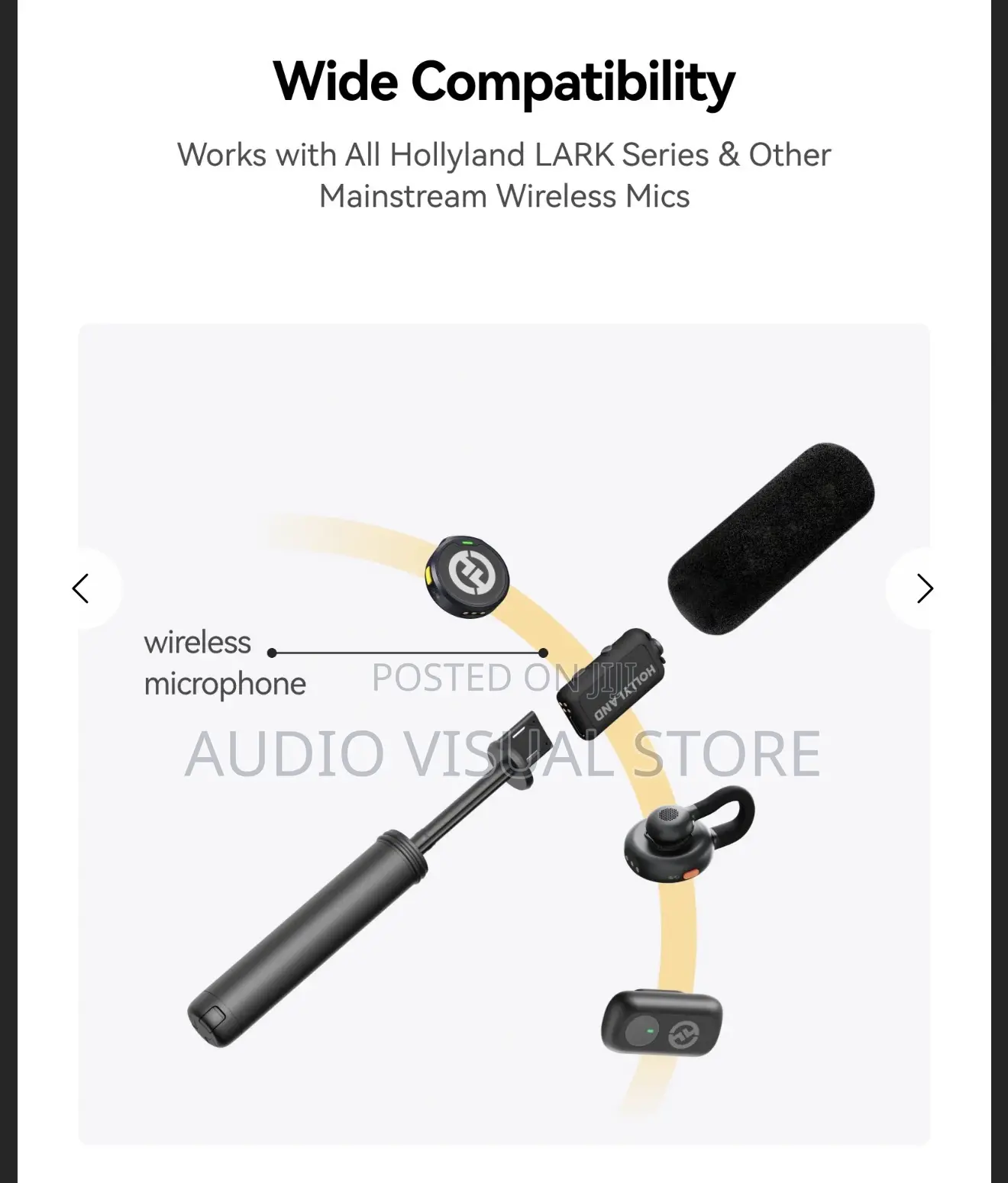 Hollyland Interview Adapter for Wireless Microphones