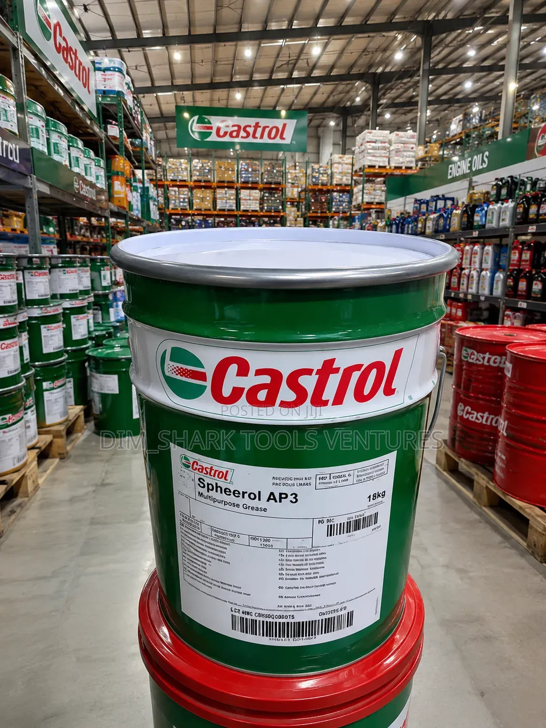 18kg Pail of Castrol Spheerol AP 3 Multipurpose Grease