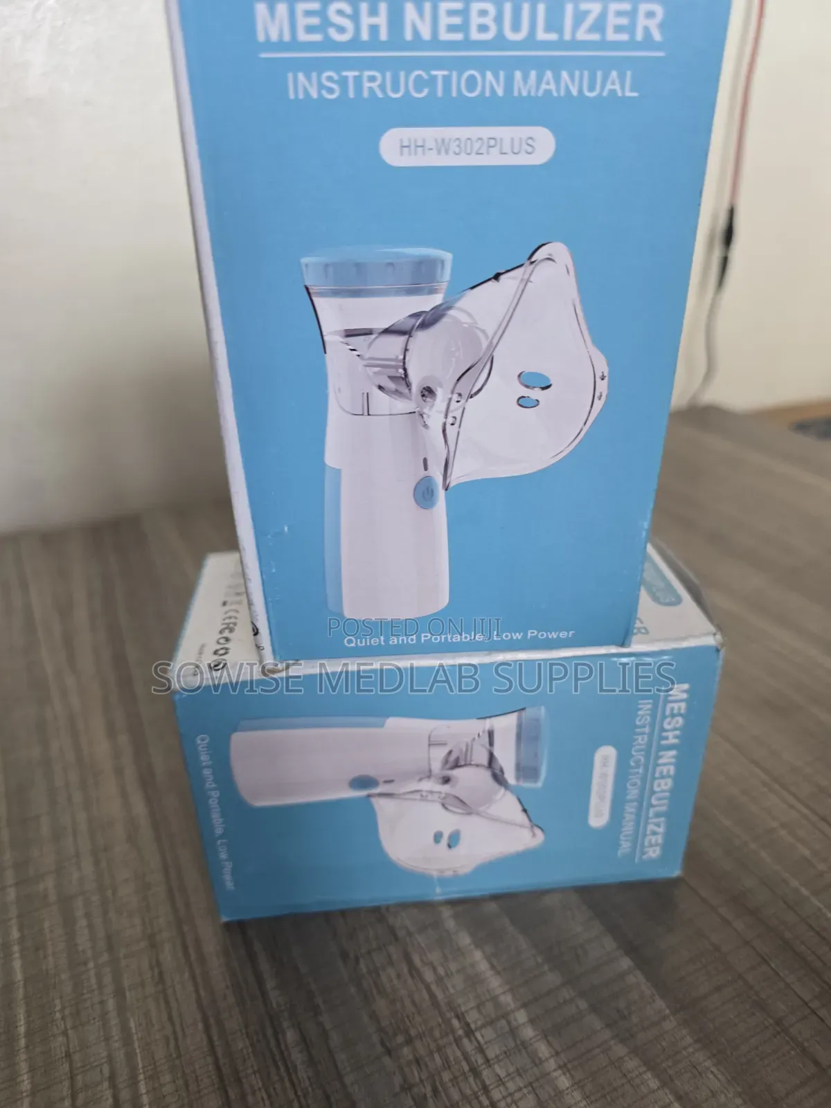 Portable HH-W302Plus Mesh Nebulizer – Quiet, Rechargeable Efficient