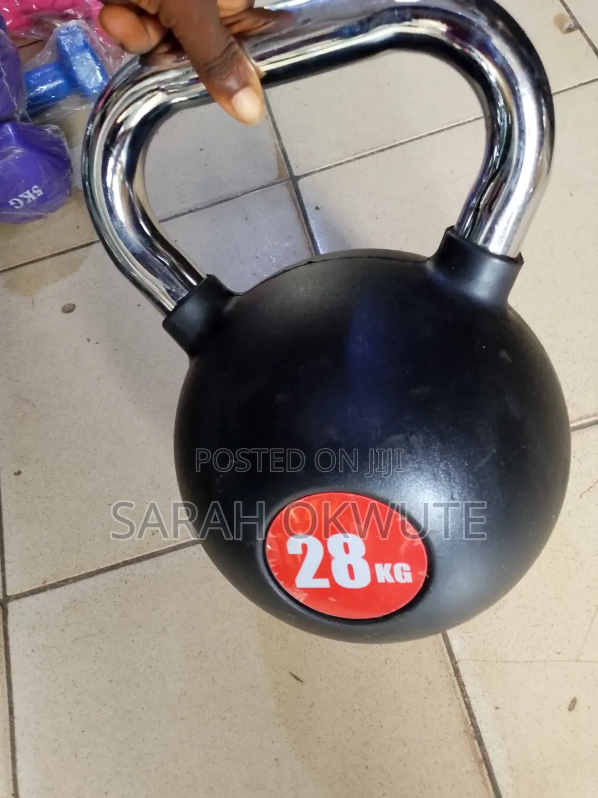 28kg Kettle Dumbbell for Heavy-Duty Strength Training