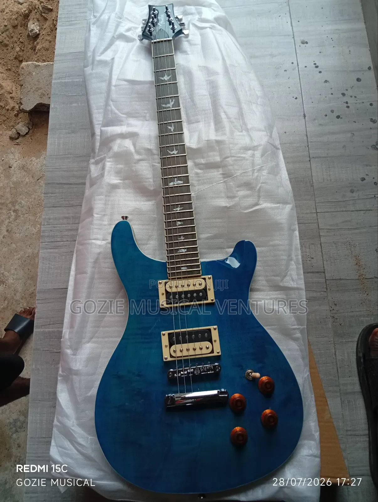 Fender PRS Electric Lead Guitar Blue Colour