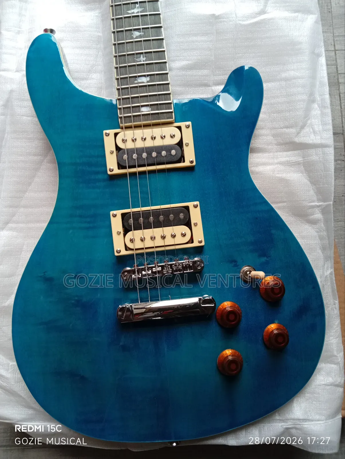 Fender PRS Electric Lead Guitar Blue Colour