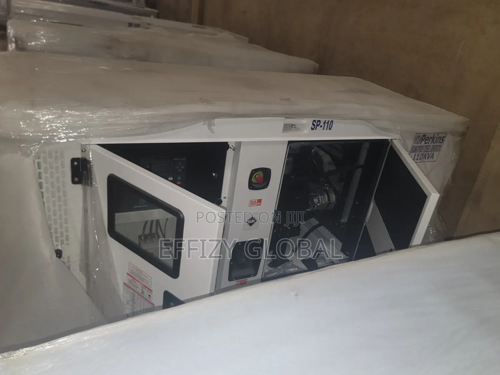 Uk Brand 110kva Perkins Soundproof Diesel Generator 100% Pure Copper