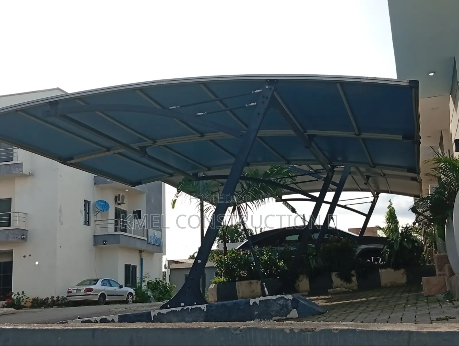 Double Vehicle Carport Shade.