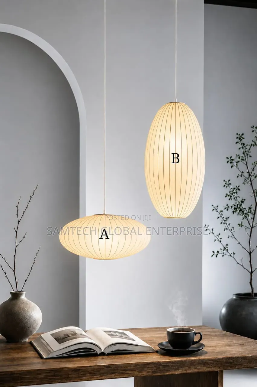 Modern Nordic Silk Pendant Light