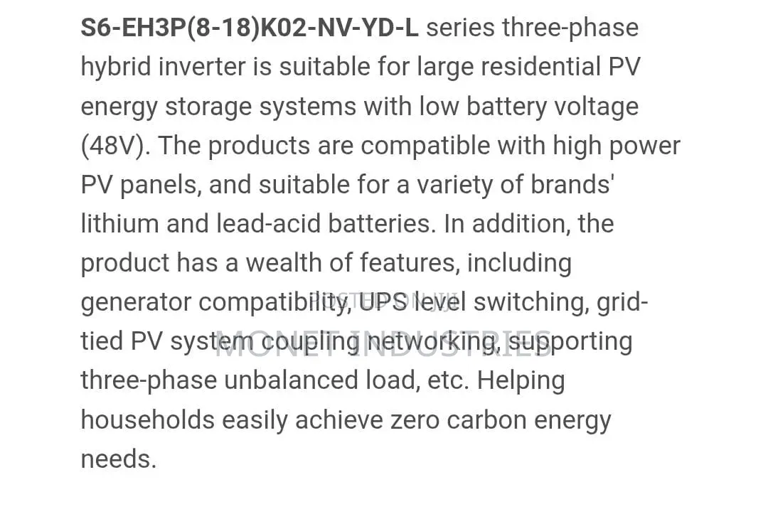 50kw Three Phase Solis Hybrid Power Inverter