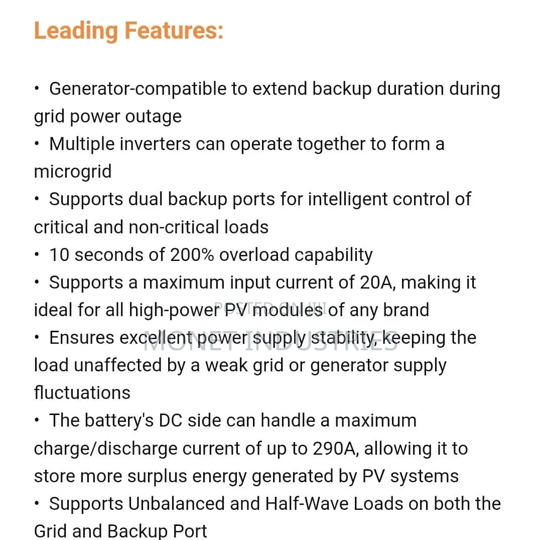 50kw Three Phase Solis Hybrid Power Inverter