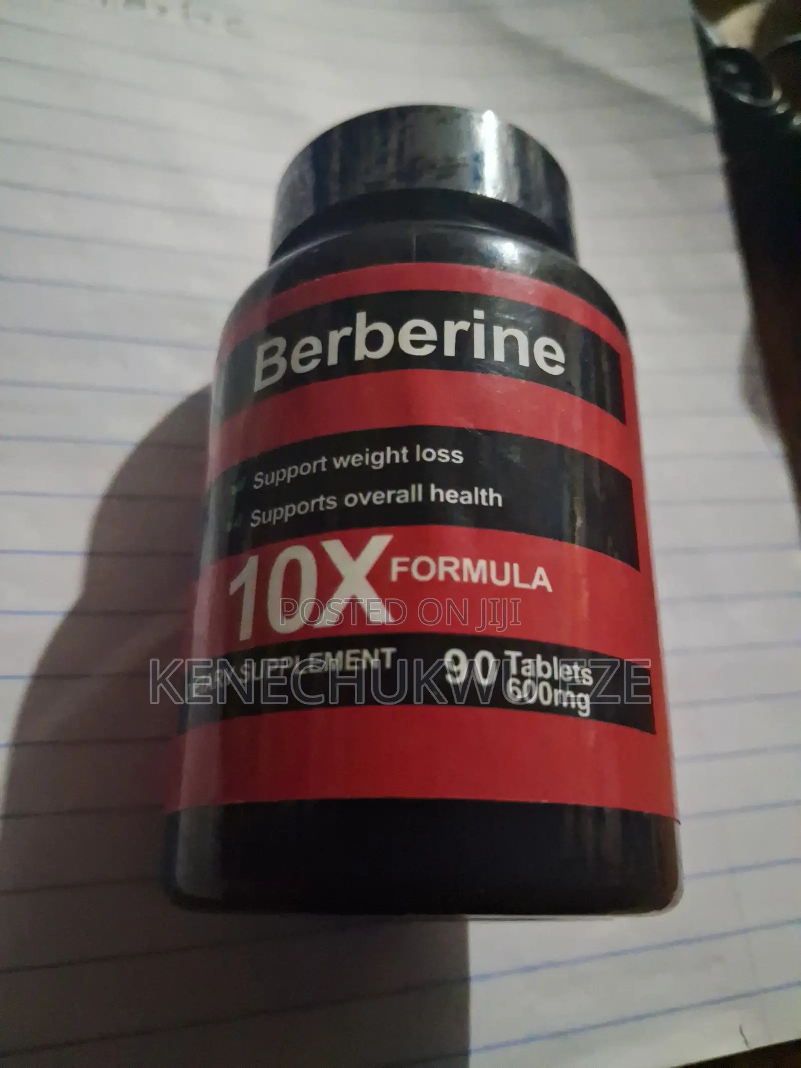 Berberine 10X Formula 600mg – 90 Capsules | Weight Management Blood