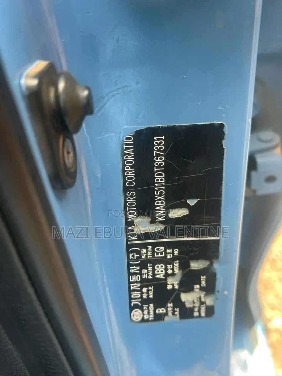 Kia Picanto 2013 Blue