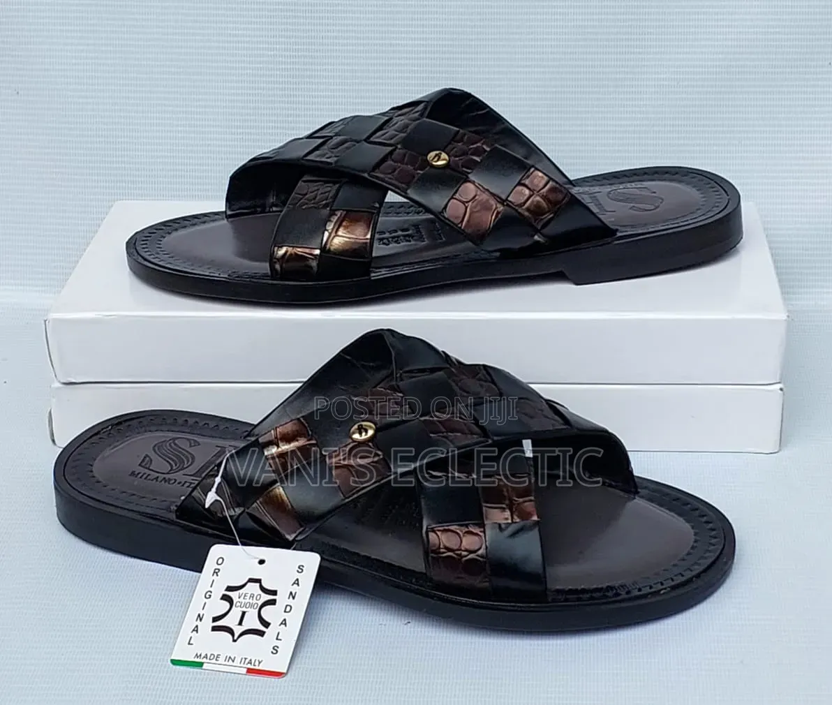 Original Italian Leather Men's Sandals