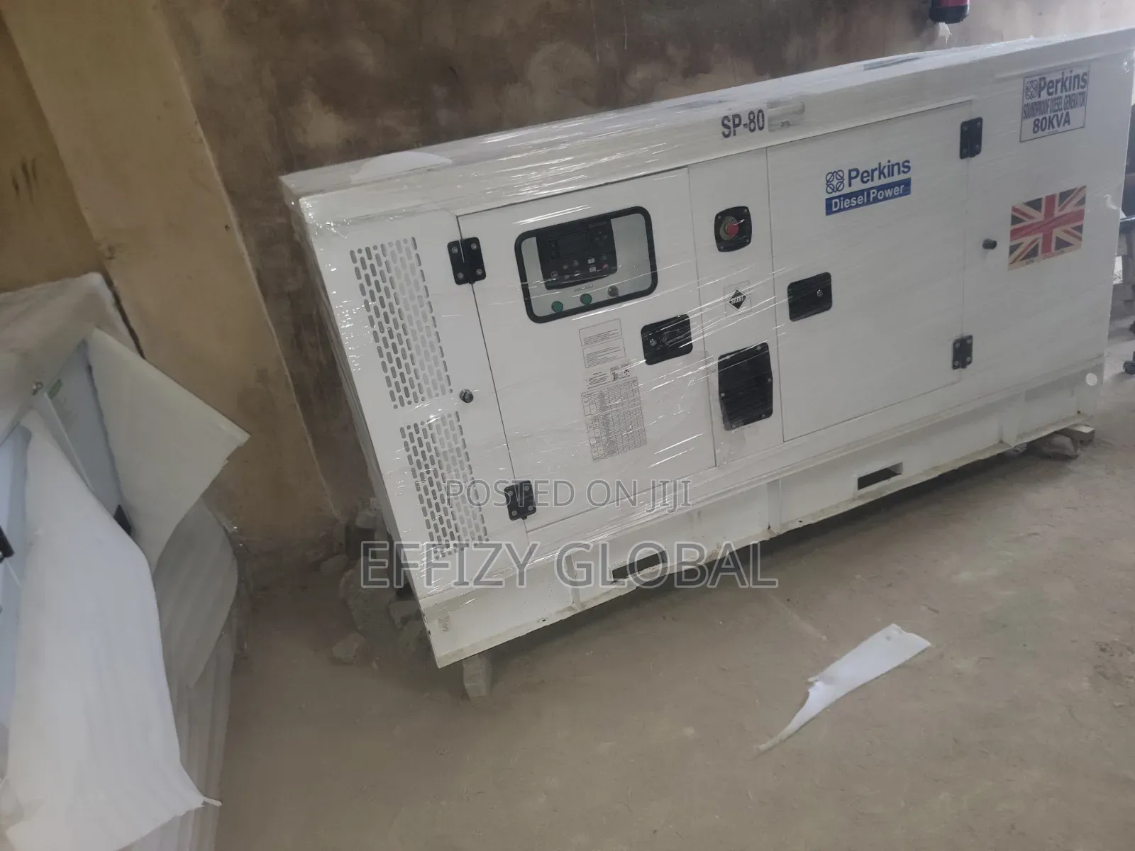 Heavyduty 80KVA Perkins Soundproof Diesel Generator 100%purecopper