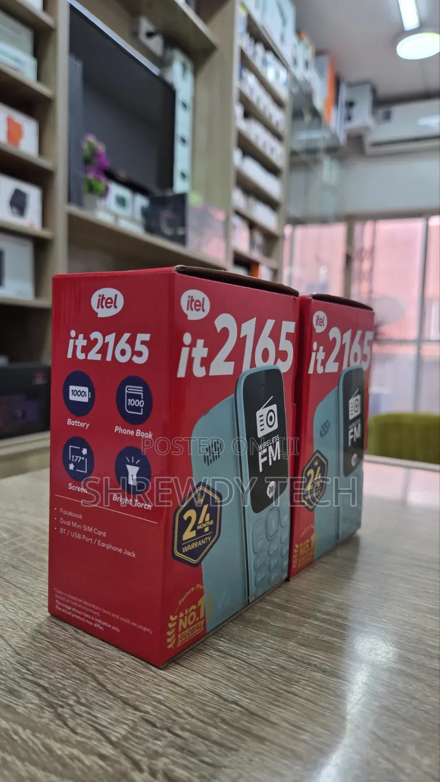 New Itel it2165 Blue