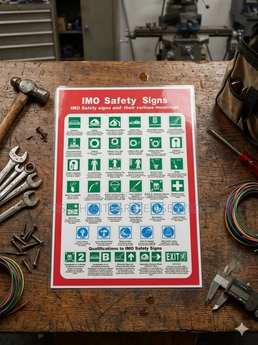 IMO Safety Signs Poster