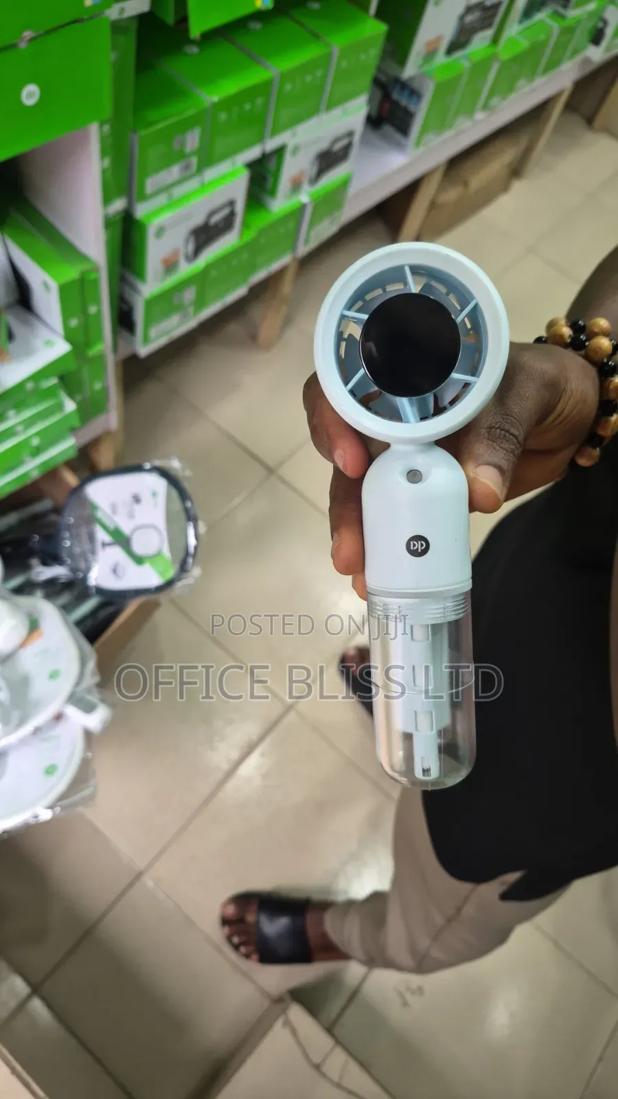 Portable Handheld Mist Spray Fan (Sourviner Ideas)