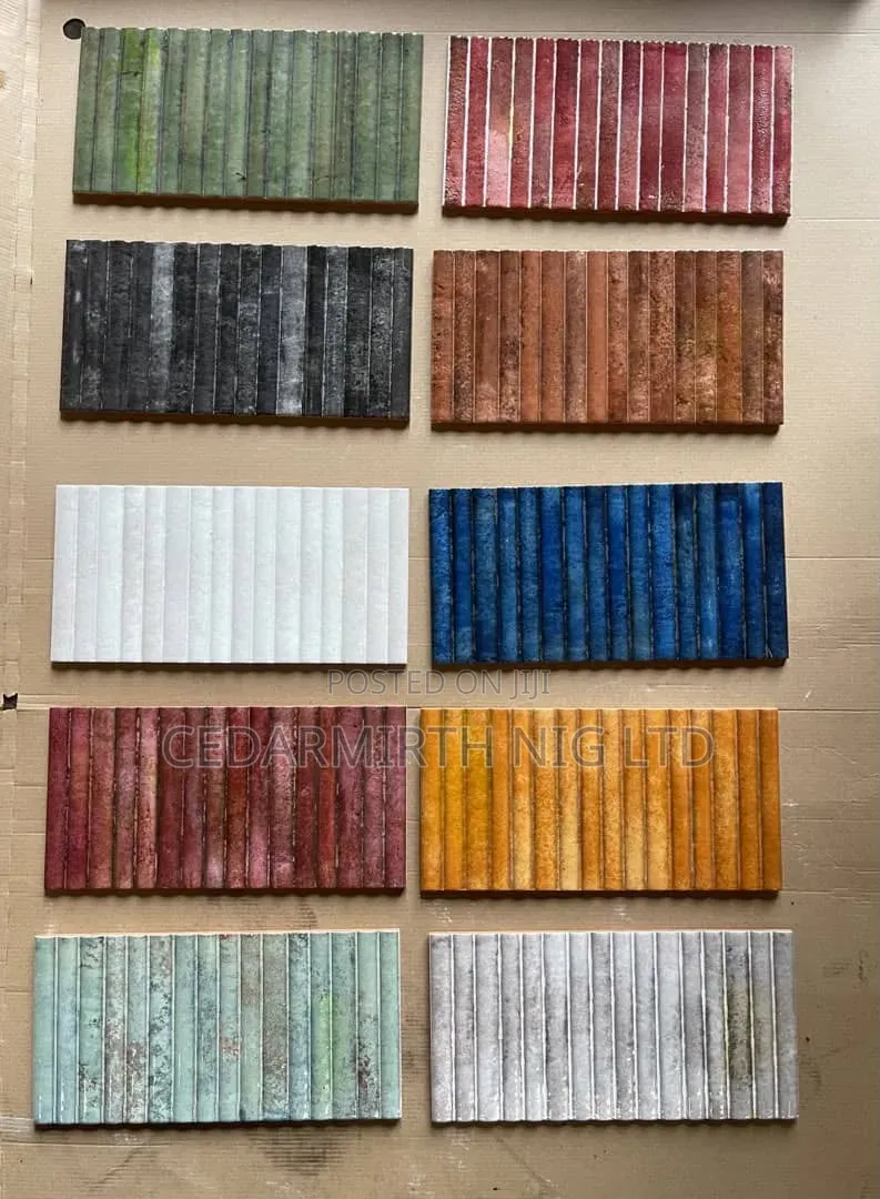 Wall Tiles ( Fluted Decorative ). In 15cm X 30cm .