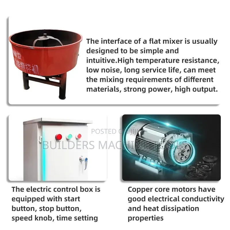Block Moulding Cement Mixer 350L