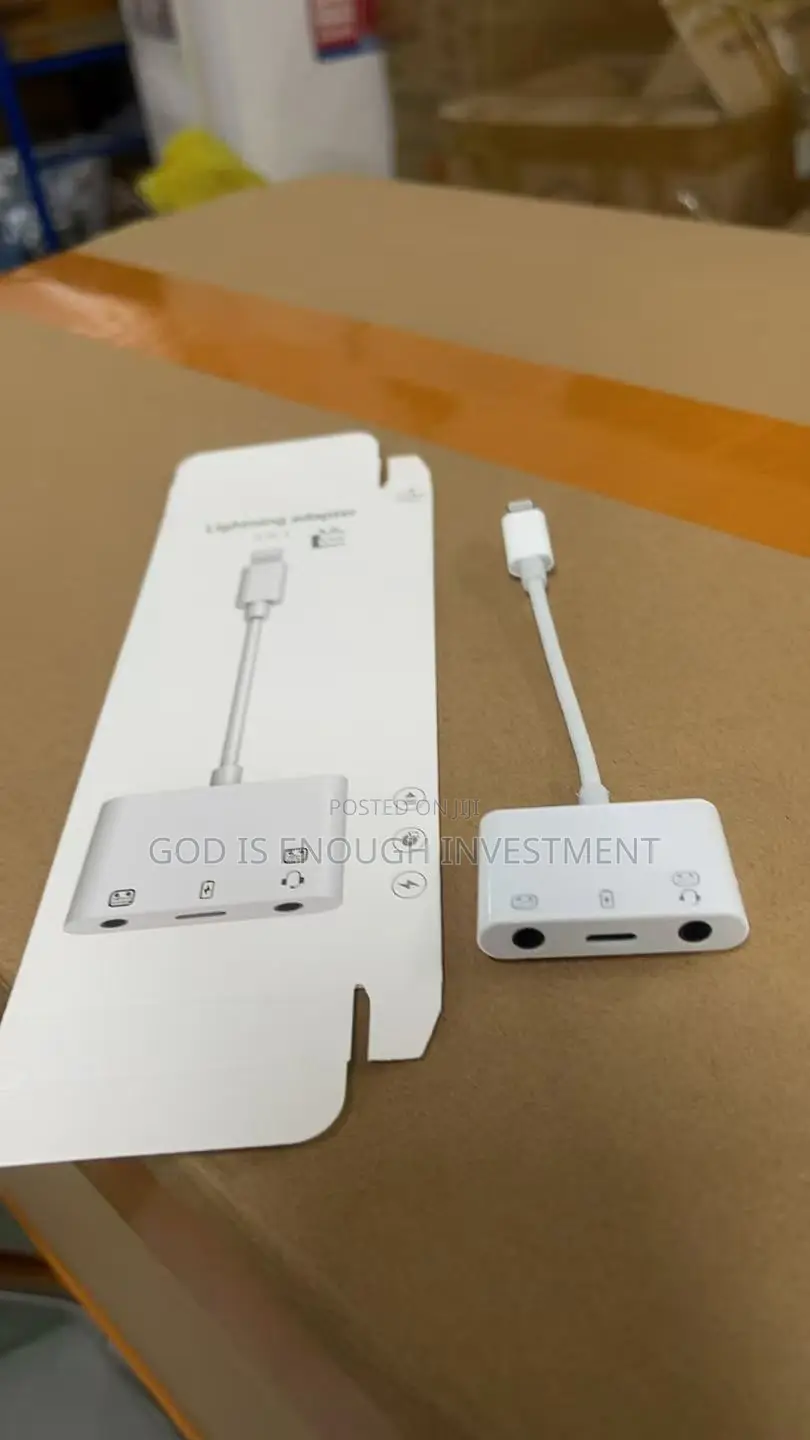Original iPhone Adapter/Connector for Live Streaming&Sound Card (3in1)