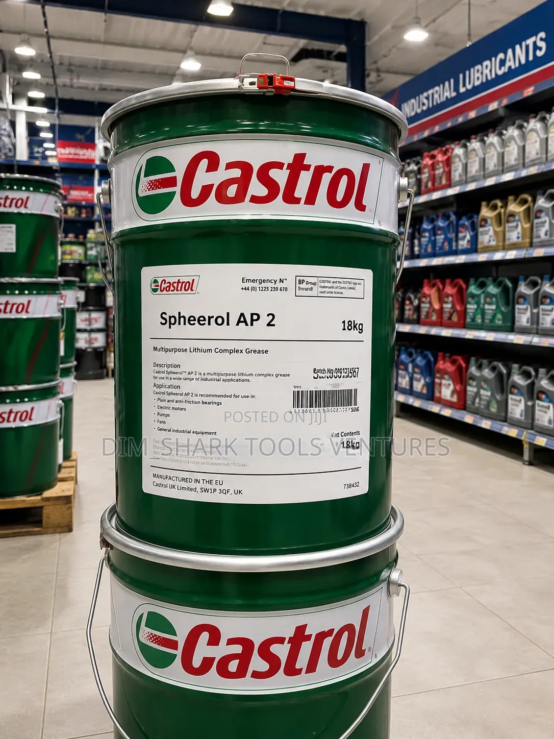 18kg Castrol Spheerol AP 2 Multipurpose Lithium Complex Grease