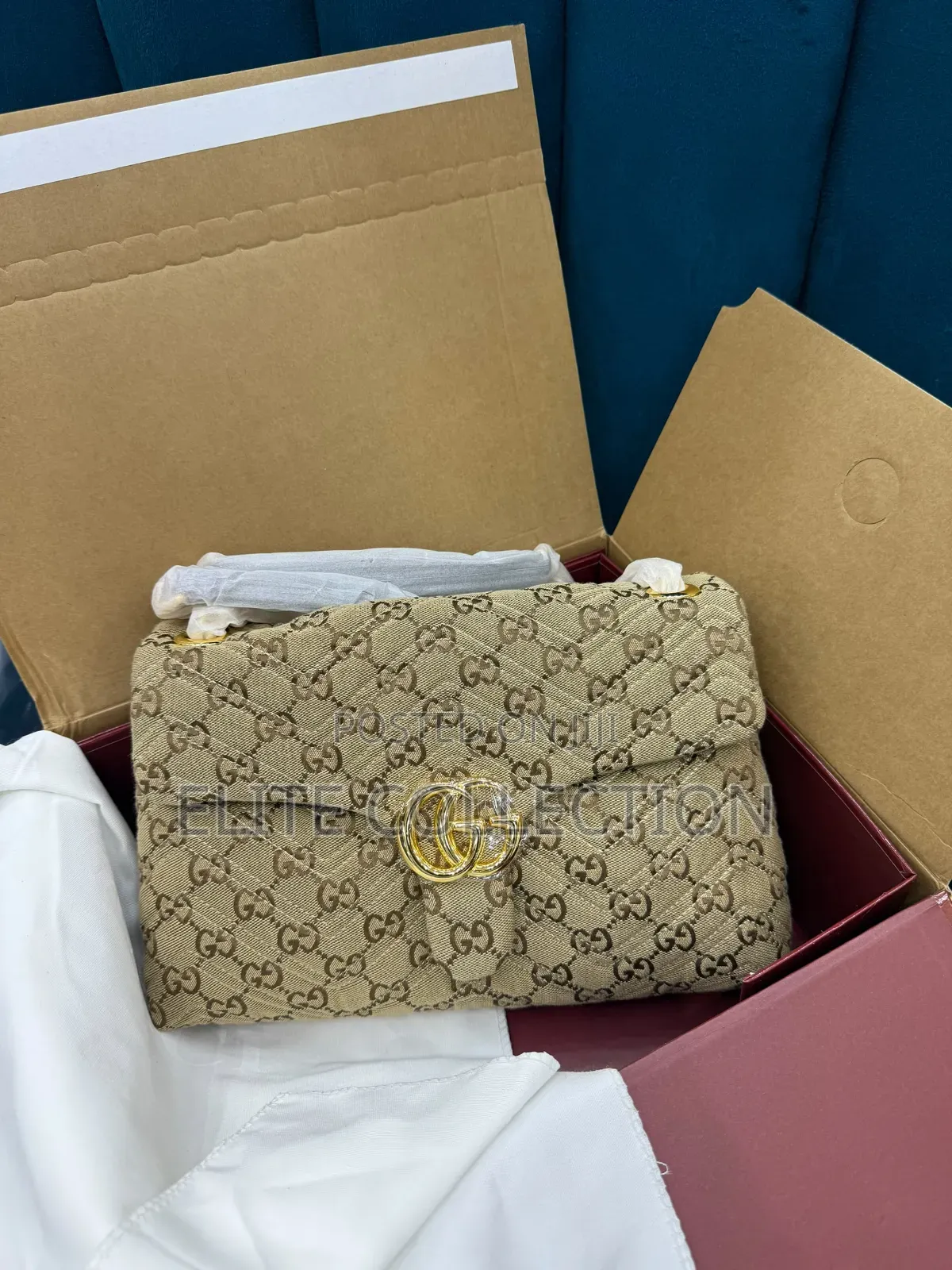 Gucci Double Gg Purse Fully Boxed Small Medium
