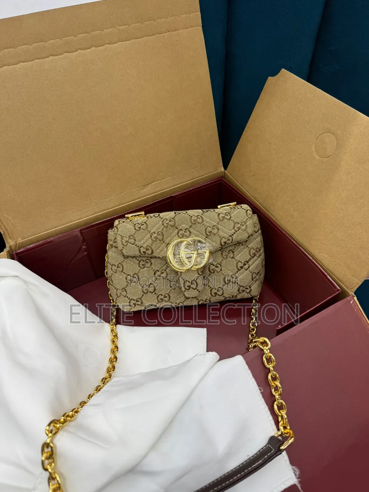Gucci Double Gg Purse Fully Boxed Small Medium