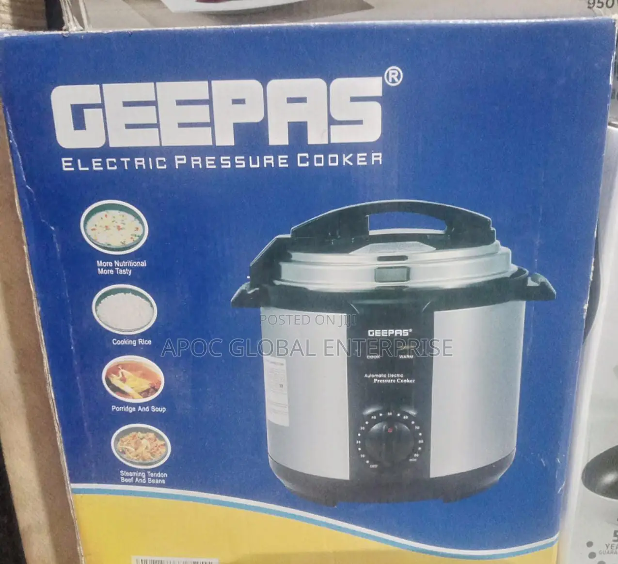 Geepas 6l Electric Pressure Cooker