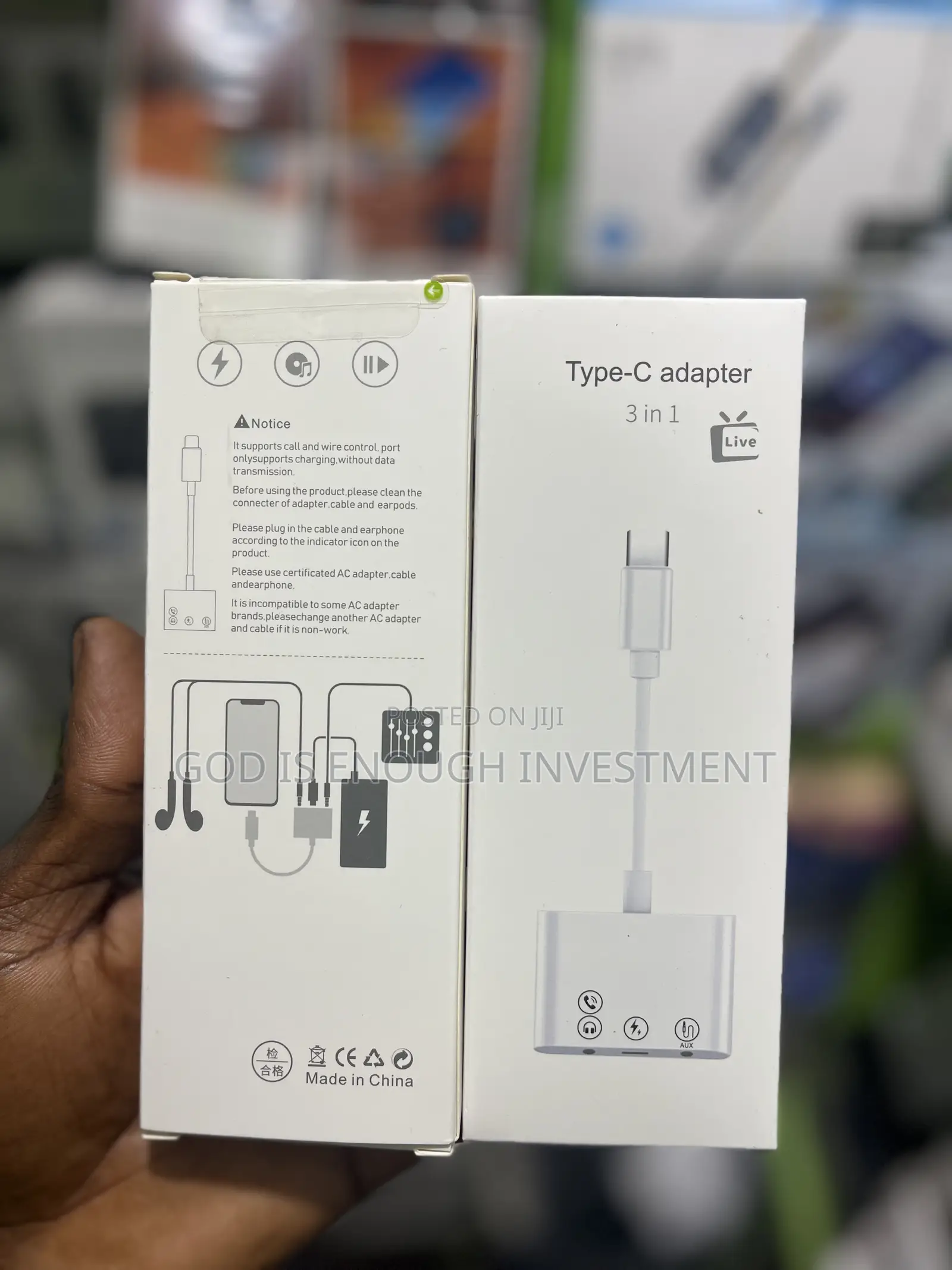 Original Type C Adapter/Connector for Live Streaming Sound Card (3in1)