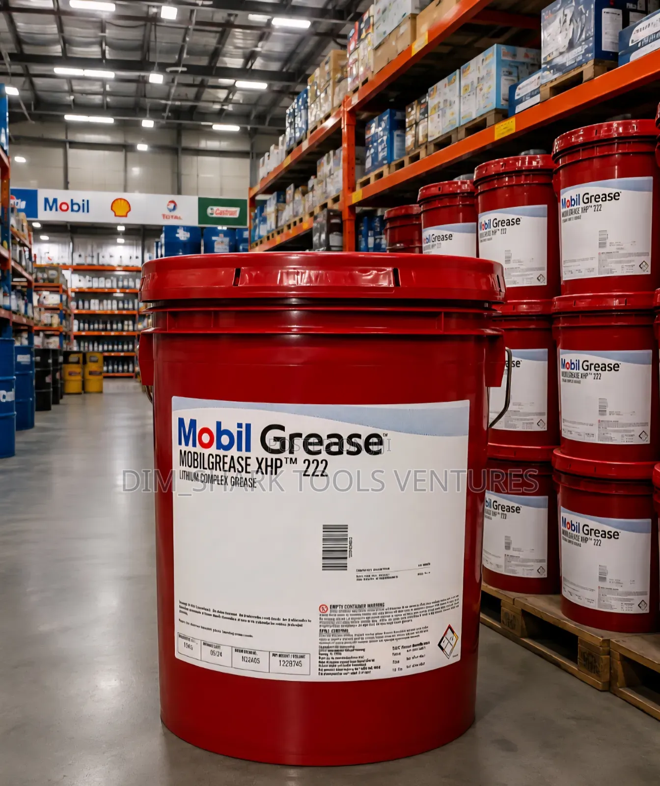 18kg Pail of Mobilgrease XHP 222, a Lithium Complex Grease.