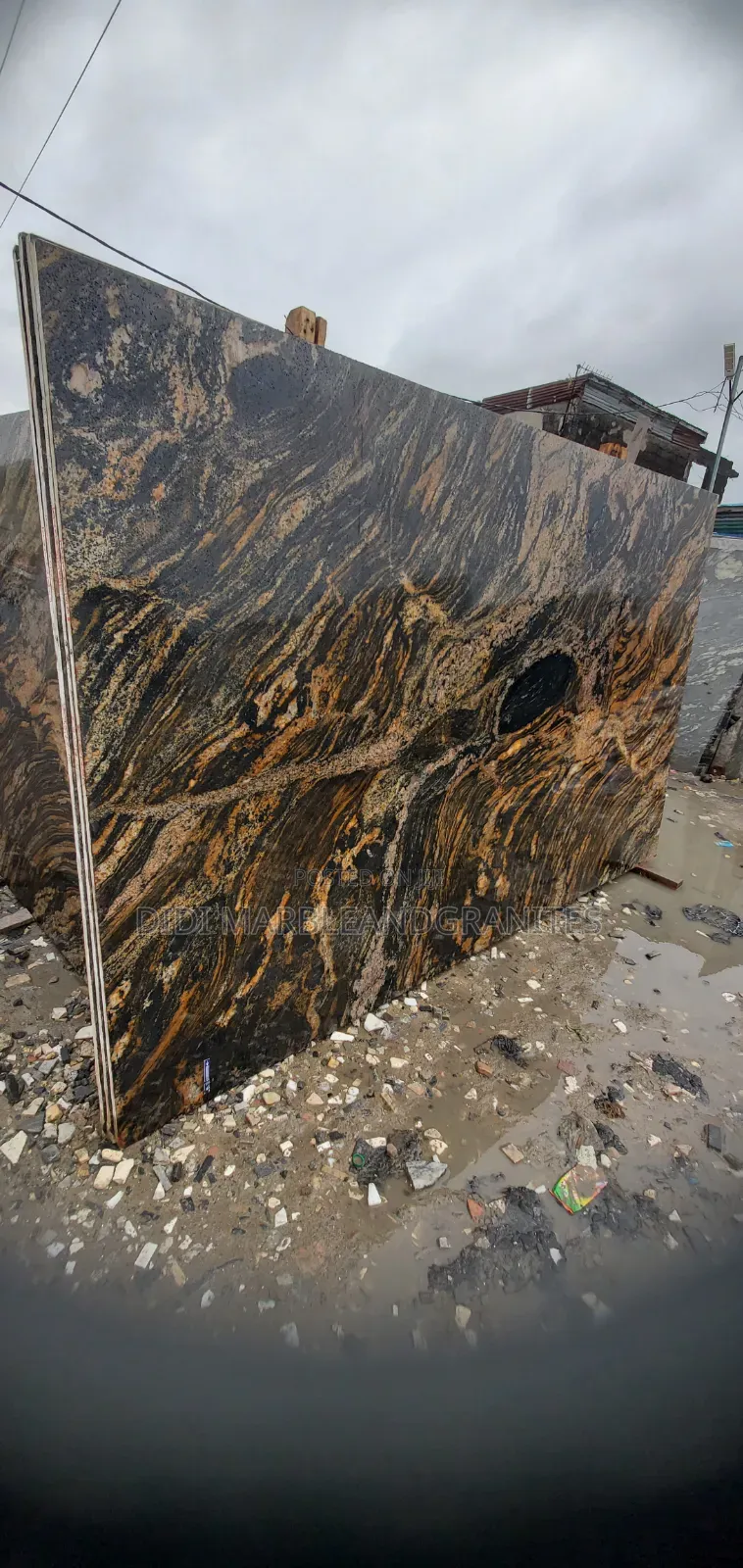 Royal Gold Granite Slab for Staircase
