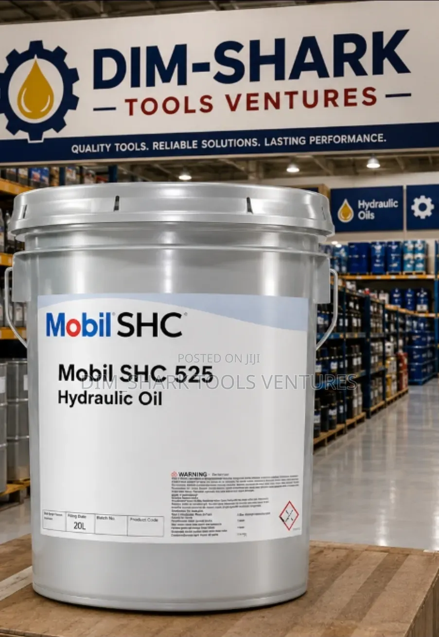 20-Liter Pail of Mobil SHC 525 Hydraulic Oil