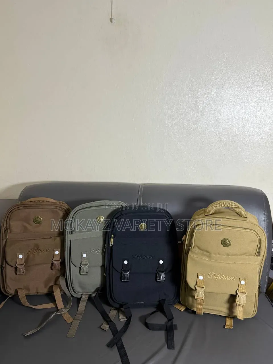 Unique/High Canvas Laptop School Bag