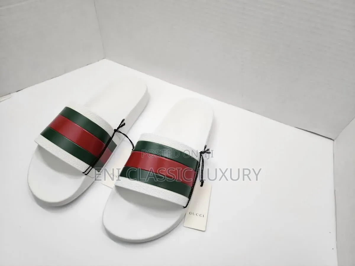 High Quality Luxury Men's Slides Gucci Best Quality Well Branded