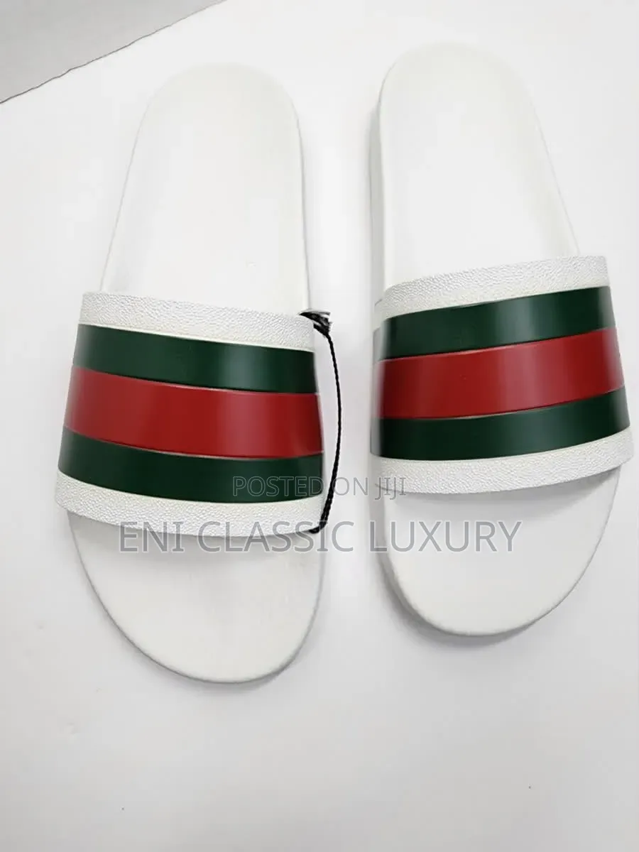 High Quality Luxury Men's Slides Gucci Best Quality Well Branded