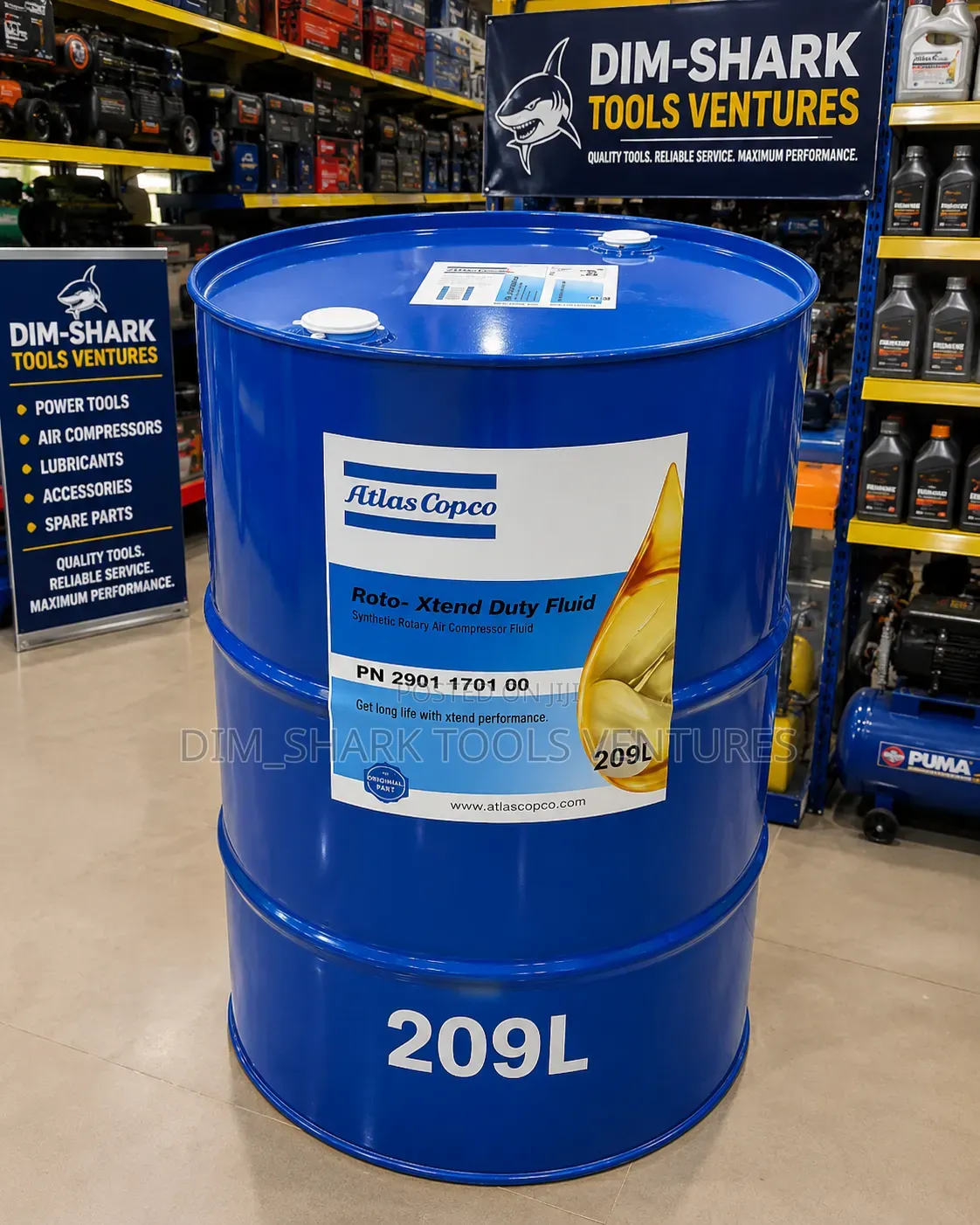 Atlas Copco Roto-Xtend Duty Synthetic Rotary Air Compressor Lubricant