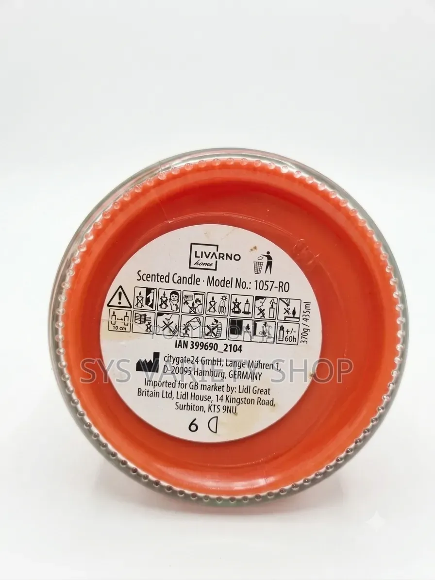 LIVARNO Home Premium Quality Scented Candle With a Lid