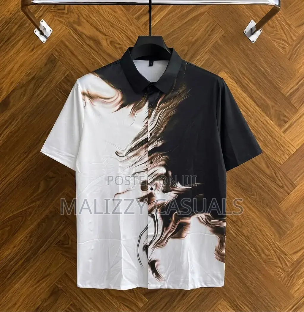 Premium Graphic Shirts for Men | Stylish Polyester Button Down Shirt
