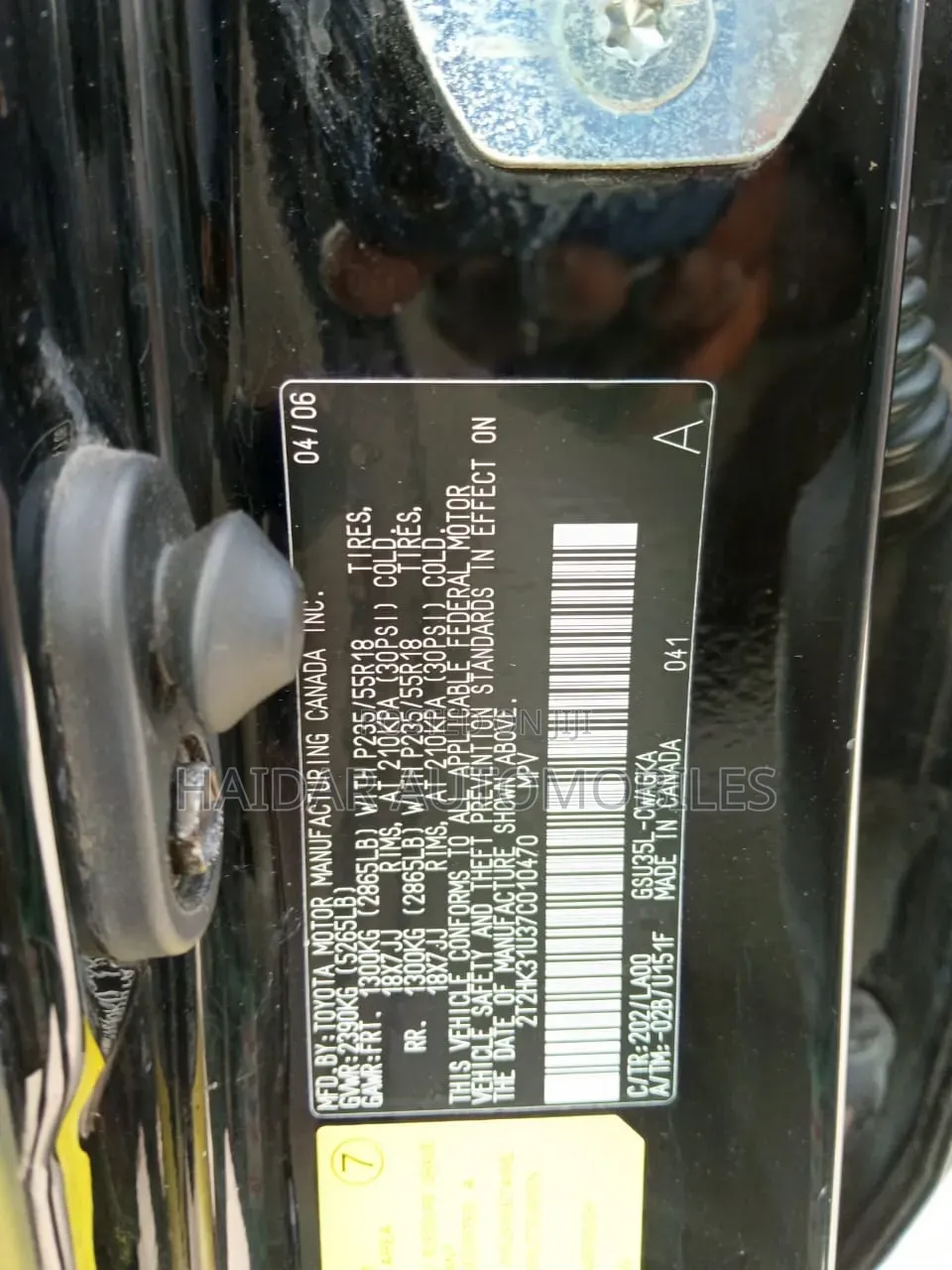 Lexus RX 2007 Black