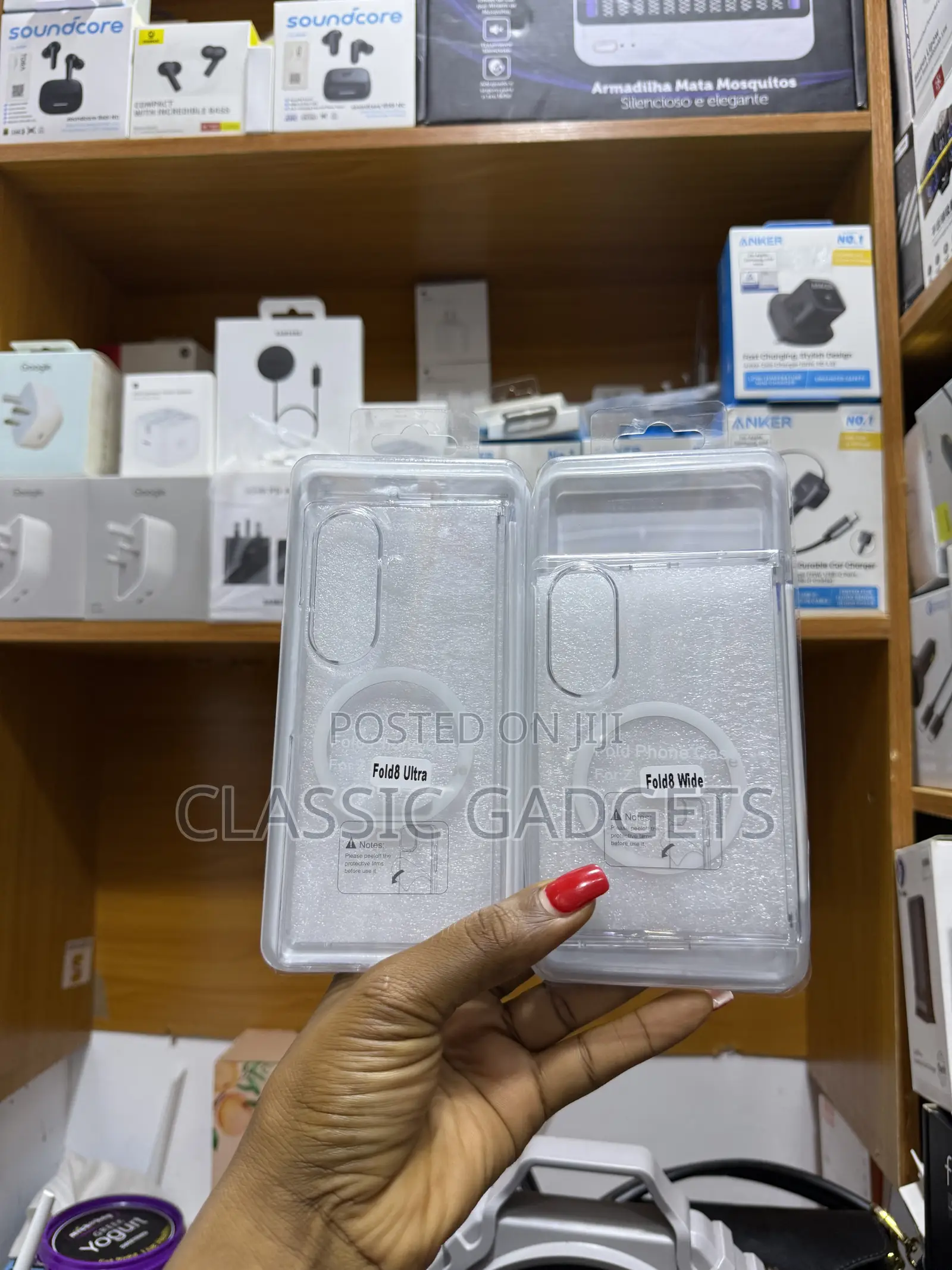 Crystal Clear Magnetic Case for Samsung Galaxy Z Fold 8/Z Fold 8 Ultra