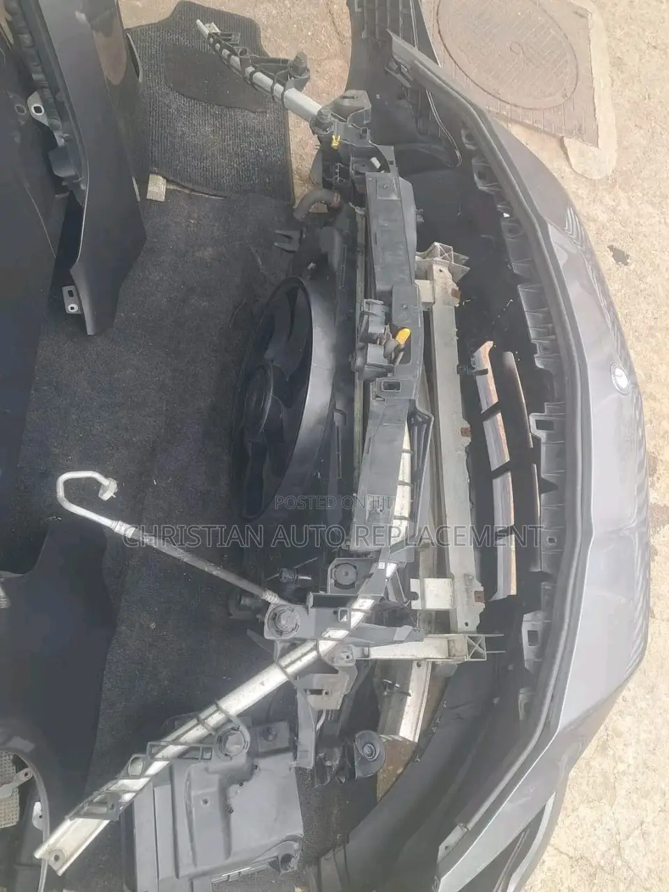 Mercedes-Benz CLA 2018–2020 Complete Front Bumper, Bonnet Fender