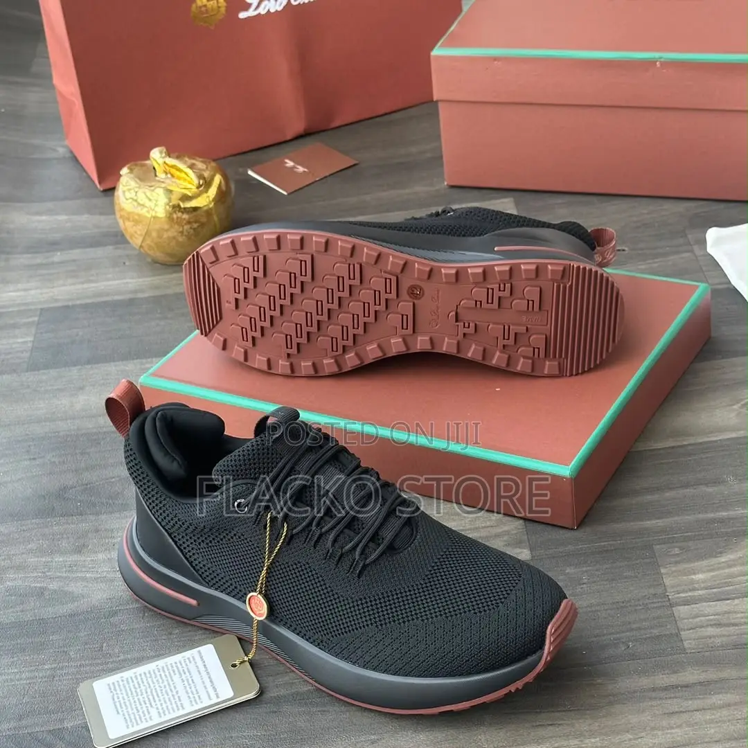 Original Loro Piana Luxury Lace Up Sneakers