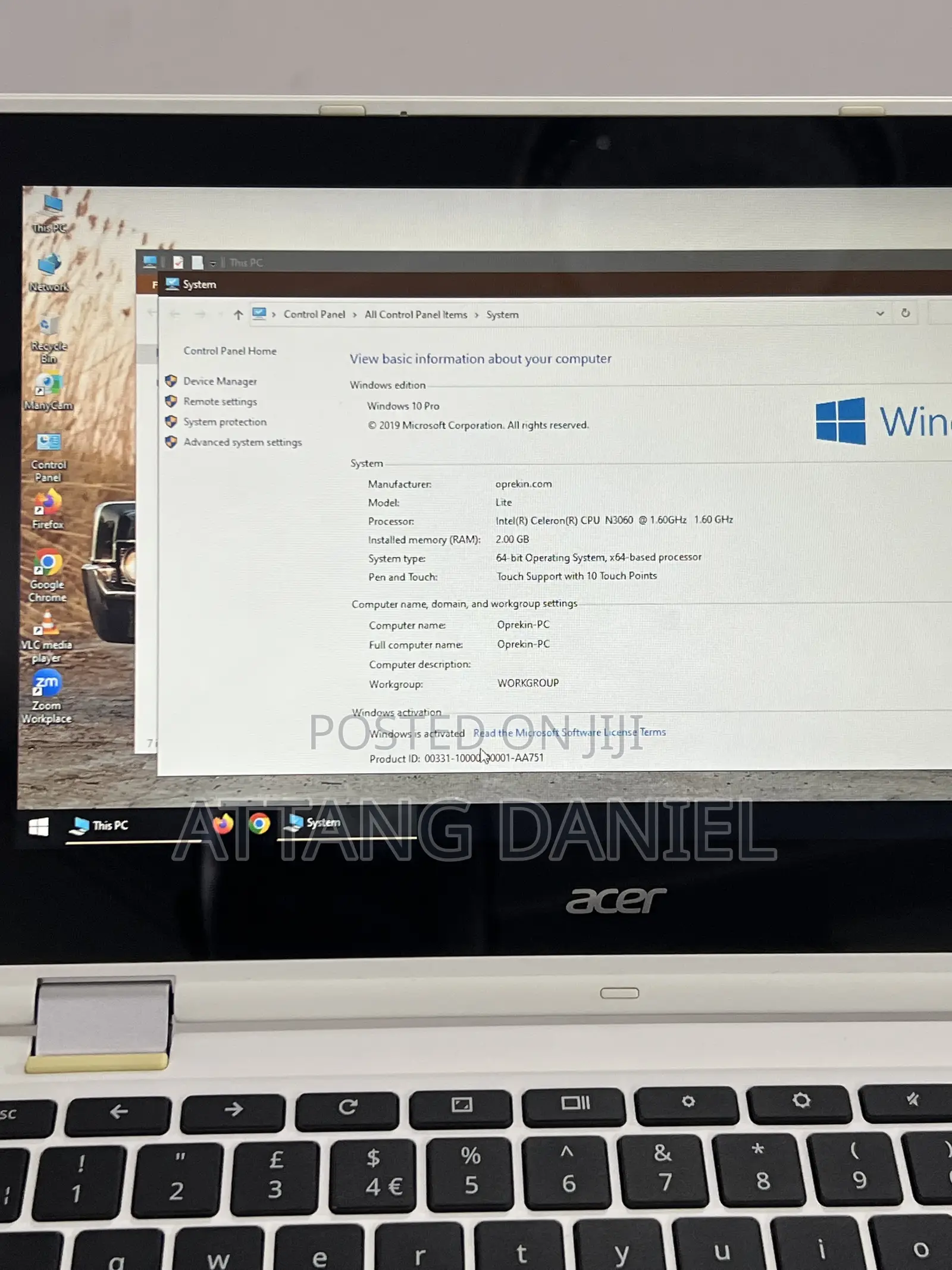 Laptop Acer Chromebook R 11 2GB Intel Celeron eMMC 32GB