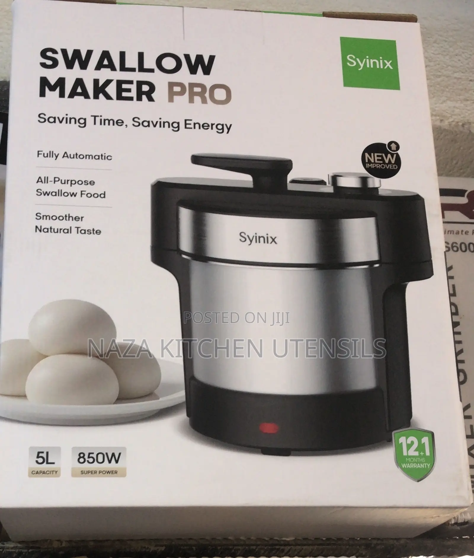 Syinix Cooking and Pounding Swallow Naker