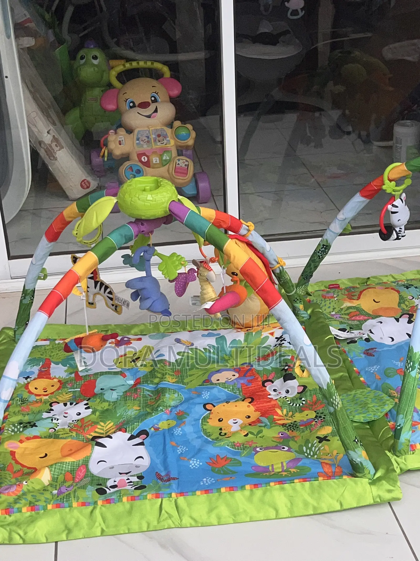 Baby Play Mat / Activity Gym With Rattles and Toys